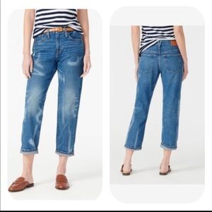 J. Crew Slouchy Boyfriend Jeans in Barn Wash